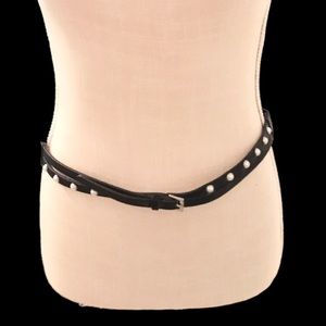 Leather and Pearl Belt